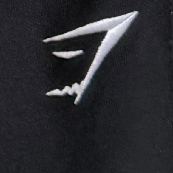 Gymshark EUC Black Tapered Joggers Athletic Fleece Sweatpants Menβs M Gym Fit - Picture 5 of 16